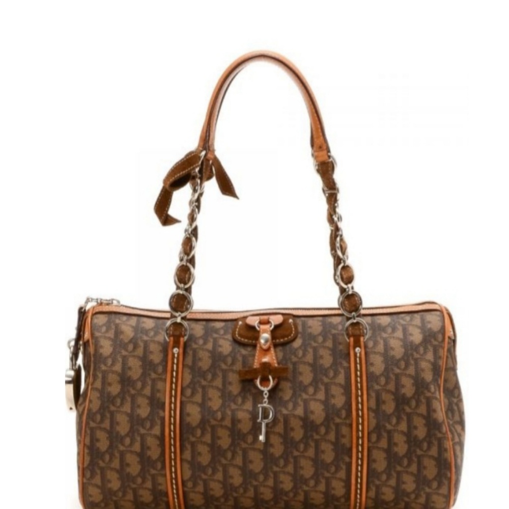 Dior Brown Monogram Shoulder Bag